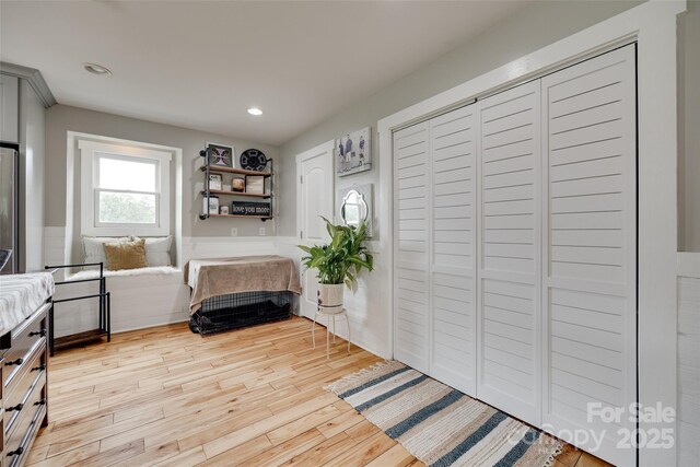 3091 Old Meeting House Rd, Sharon, SC 29742 - sitting room featuring light wood finished floors and recessed lighting