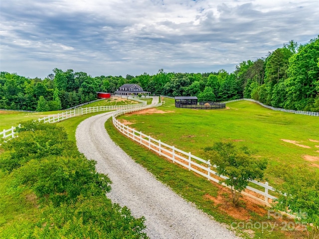 3091 Old Meeting House Rd, Sharon, SC 29742 - overview of rural landscape featuring a forest and agricultural land