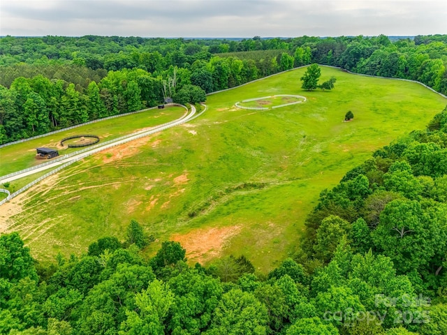 3091 Old Meeting House Rd, Sharon, SC 29742 - aerial view of a heavily wooded area