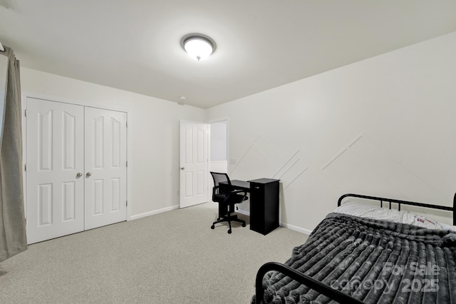 2117 Seabrook Ln, Fort Mill, SC 29715 - bedroom featuring baseboards, carpet flooring, and a closet