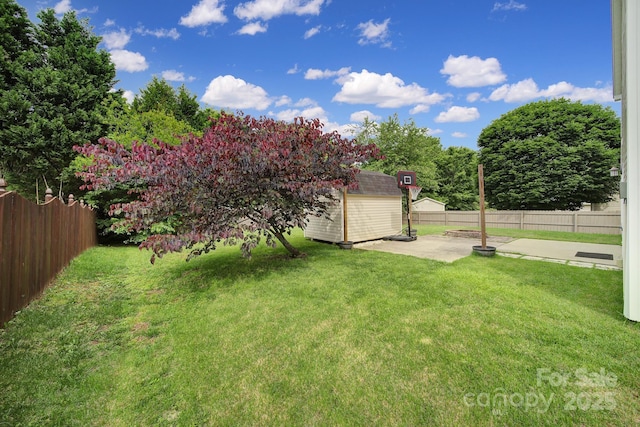 2117 Seabrook Ln, Fort Mill, SC 29715 - view of yard featuring an outdoor structure and a patio area