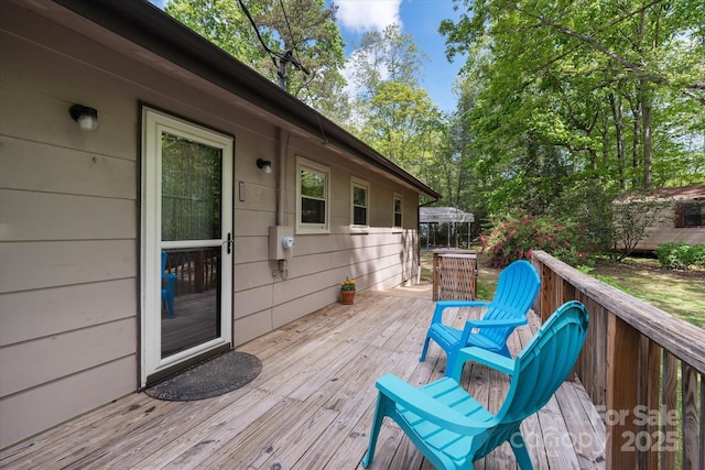 view of deck