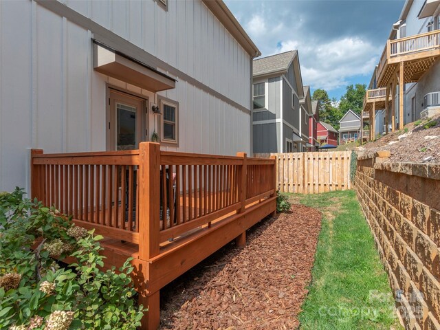 41 Wheeler Rd, Weaverville, NC 28787 - deck with fence and a residential view