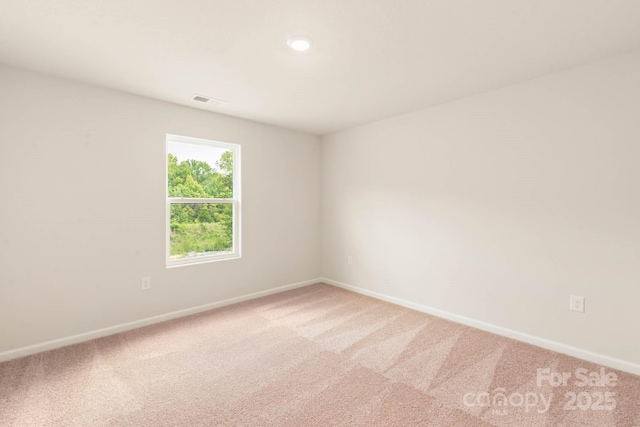 3342 Strong Box Ln, Gastonia, NC 28052 - empty room featuring baseboards, light carpet, and recessed lighting