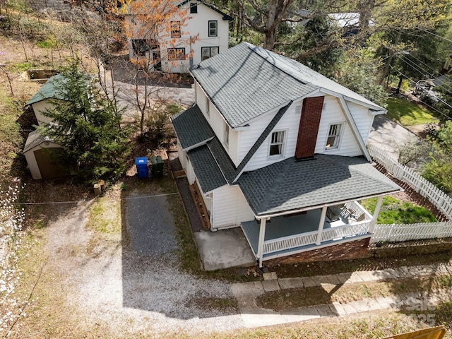 45 Woodvale Ave, Asheville, NC 28804 - view from above of property