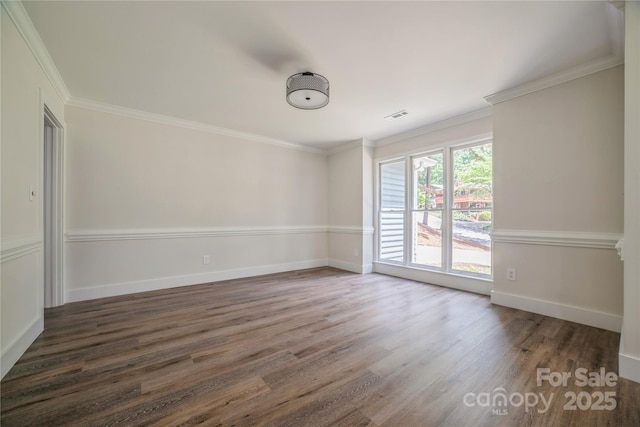 26056 Neptunes Lndg, Fort Mill, SC 29708 - unfurnished room featuring wood finished floors, ornamental molding, and baseboards