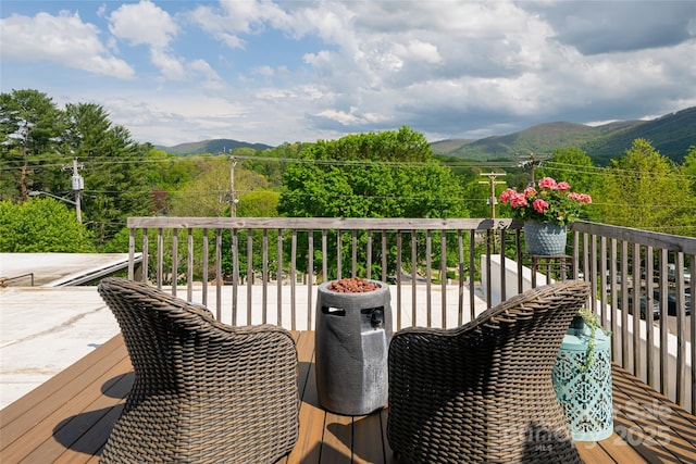 14 N Main St Unit 1 & 2, Waynesville, NC 28786 - balcony with a mountain view