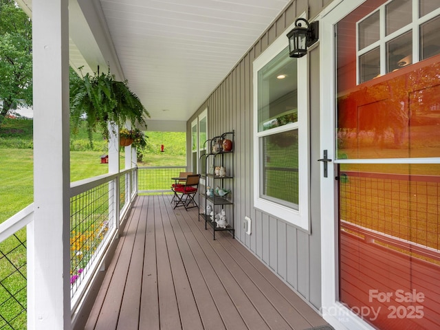 9 Ruff Rd, Leicester, NC 28748 - wooden terrace with a porch and a yard