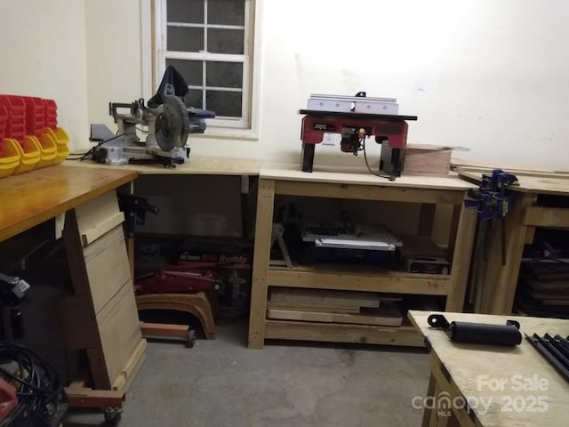 34 Edney Ln, Arden, NC 28704 - detailed view of a workshop area and concrete floors