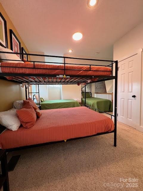 115 Breakaway Trl, Mars Hill, NC 28754 - bedroom featuring carpet flooring and recessed lighting