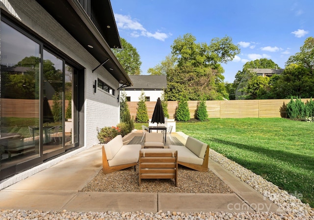 2913 Lake Ave, Charlotte, NC 28208 - view of patio / terrace with an outdoor hangout area