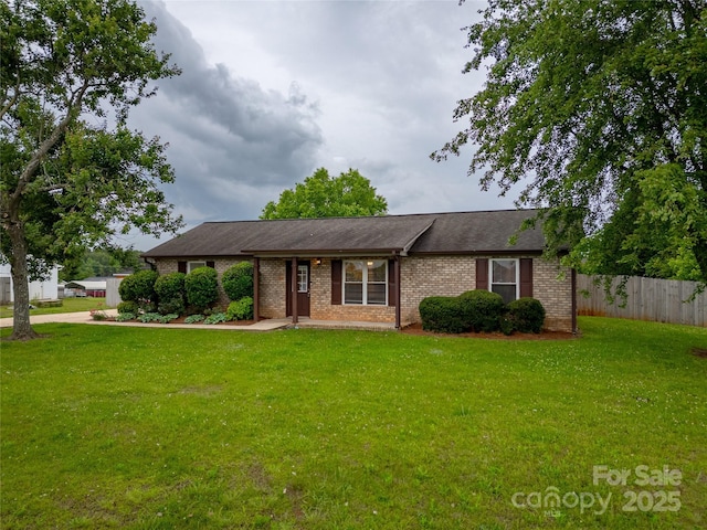 133 Pheasant Run Rd, Troutman, NC 28166 - ranch-style home featuring brick siding and a shingled roof