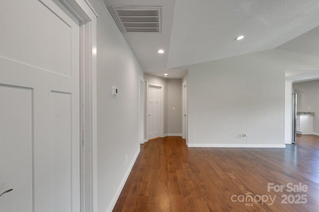 123 Dapple Rd, Candler, NC 28715 - corridor with wood finished floors, recessed lighting, and baseboards