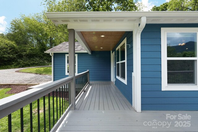 123 Dapple Rd, Candler, NC 28715 - view of wooden deck