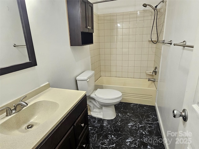 3191 Piedmont Rd, Morganton, NC 28655 - full bath with vanity, tub / shower combination, and toilet