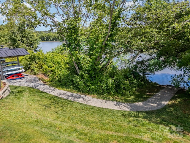 145 Yellow Birch Loop, Mooresville, NC 28117 - view of green lawn with a water view