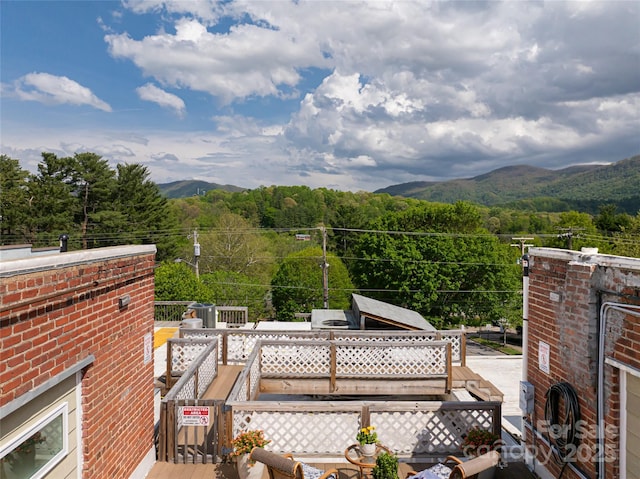 14 N Main St Unit 2, Waynesville, NC 28786 - view of mountain backdrop with a forest