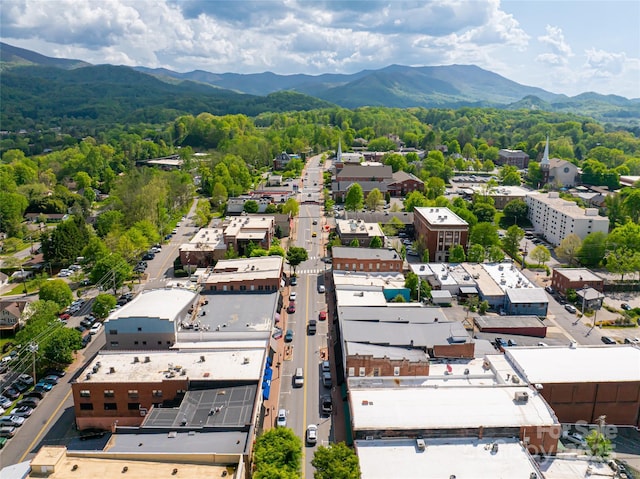 14 N Main St Unit 2, Waynesville, NC 28786 - drone / aerial view of mountains and a heavily wooded area