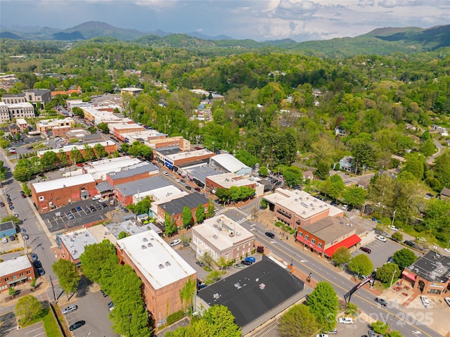 14 N Main St Unit 2, Waynesville, NC 28786 - bird's eye view of a mountainous background and a heavily wooded area