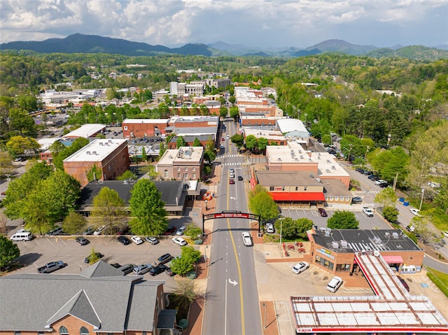 14 N Main St Unit 2, Waynesville, NC 28786 - drone / aerial view of a mountainous background