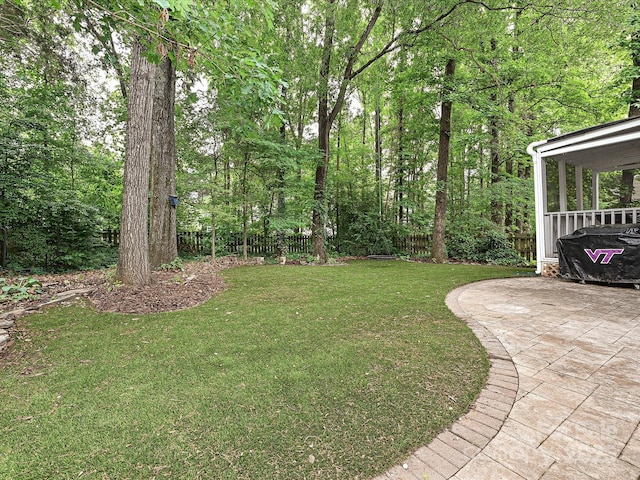 4315 Poplar Grove Dr, Charlotte, NC 28269 - view of yard with a patio