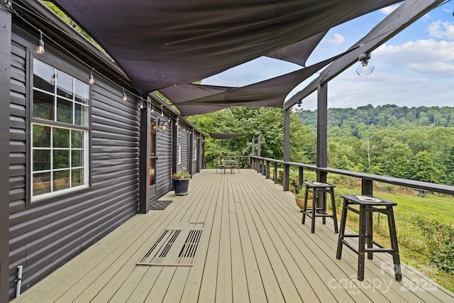 view of deck