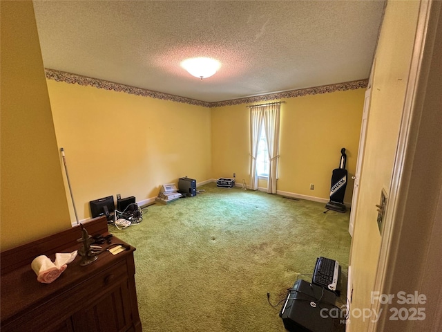5495 Valley Run St, Hickory, NC 28601 - carpeted spare room with a textured ceiling and baseboards