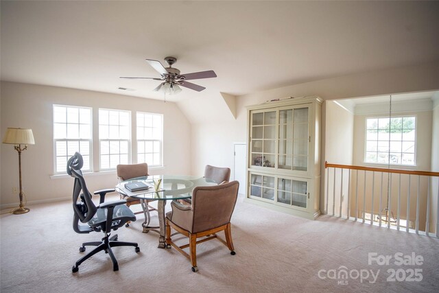 6310 Highland Commons Rd, Charlotte, NC 28269 - office with carpet and a ceiling fan