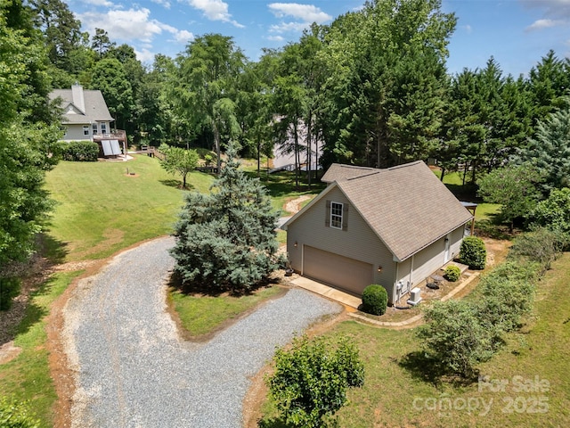 2845 Lakefront Dr, Belmont, NC 28012 - aerial view of property and surrounding area featuring a tree filled landscape
