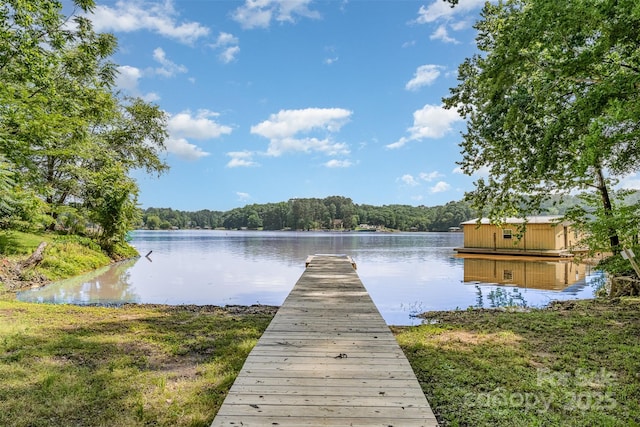 2845 Lakefront Dr, Belmont, NC 28012 - dock area with a water view and a view of trees