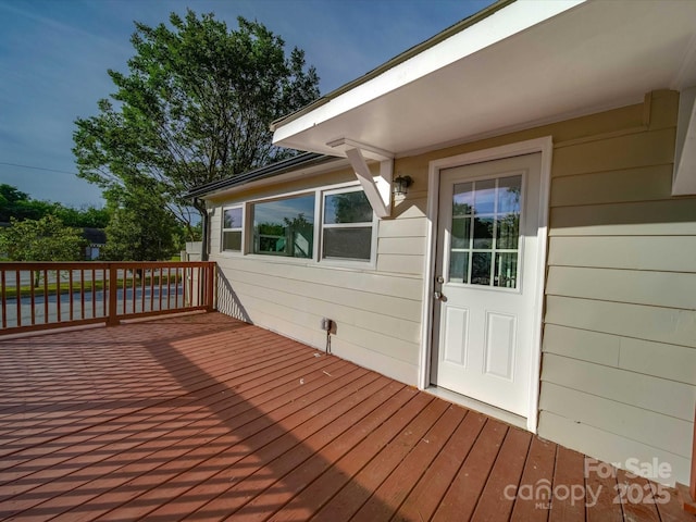 300 W 12th St, Salisbury, NC 28144 - view of wooden deck