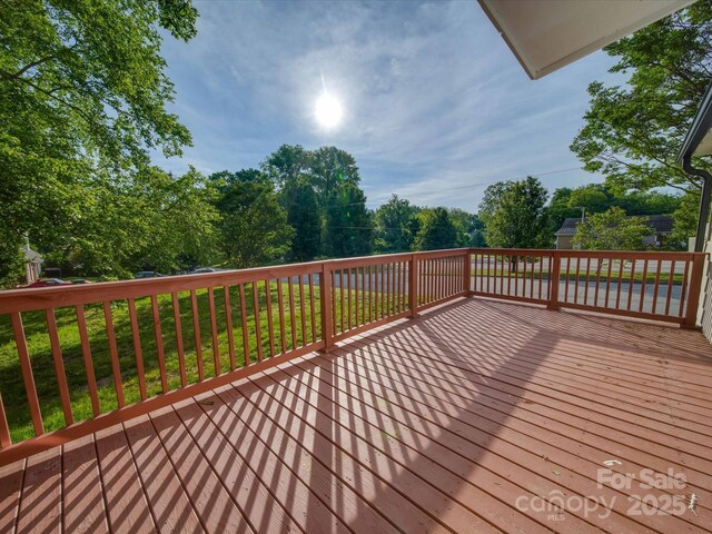 300 W 12th St, Salisbury, NC 28144 - view of wooden deck