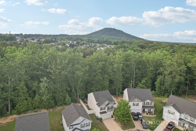 1835 Allegheny Dr, Gastonia, NC 28054 - aerial view of residential area featuring a forest