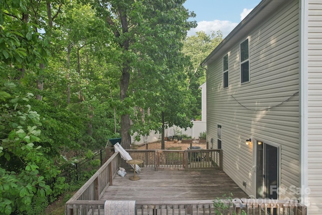 1835 Allegheny Dr, Gastonia, NC 28054 - view of wooden terrace