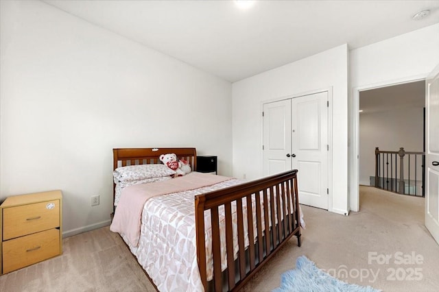 862 Kathy Dianne Dr, Fort Mill, SC 29707 - bedroom featuring carpet flooring, a closet, and baseboards
