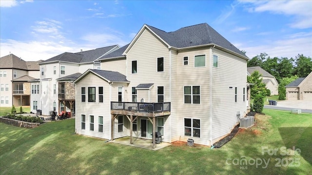 862 Kathy Dianne Dr, Fort Mill, SC 29707 - rear view of house with a yard, a patio, and a deck