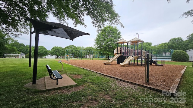 2763 Rivendale Ct, Indian Land, SC 29707 - communal playground featuring a lawn