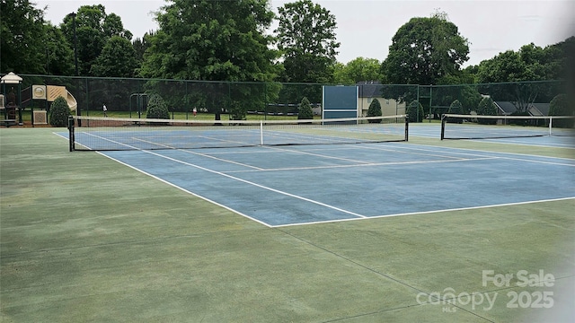2763 Rivendale Ct, Indian Land, SC 29707 - view of tennis court featuring community basketball court and fence