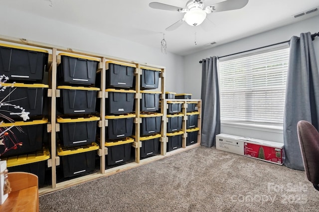 2763 Rivendale Ct, Indian Land, SC 29707 - carpeted home office featuring ceiling fan