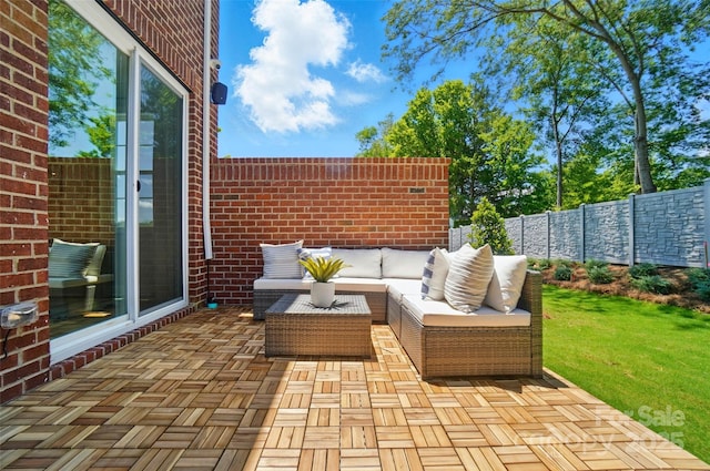 12055 Lavinia Ln, Charlotte, NC 28277 - view of patio with an outdoor living space