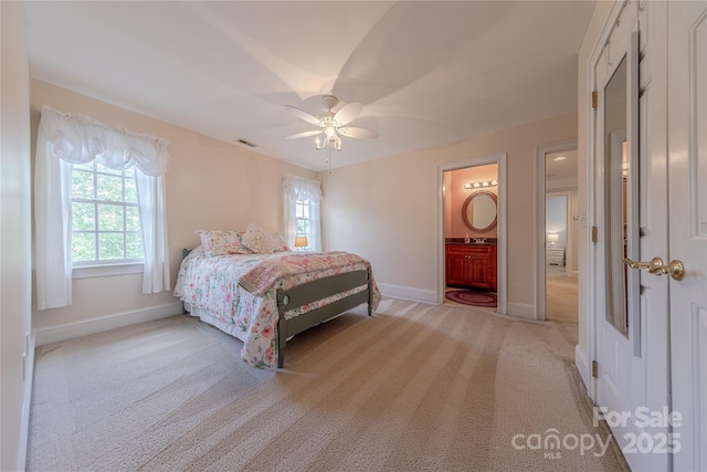 6024 Highview Rd, Weddington, NC 28104 - bedroom featuring multiple windows, light carpet, and baseboards
