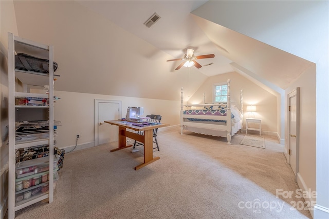 6024 Highview Rd, Weddington, NC 28104 - carpeted bedroom with lofted ceiling and baseboards