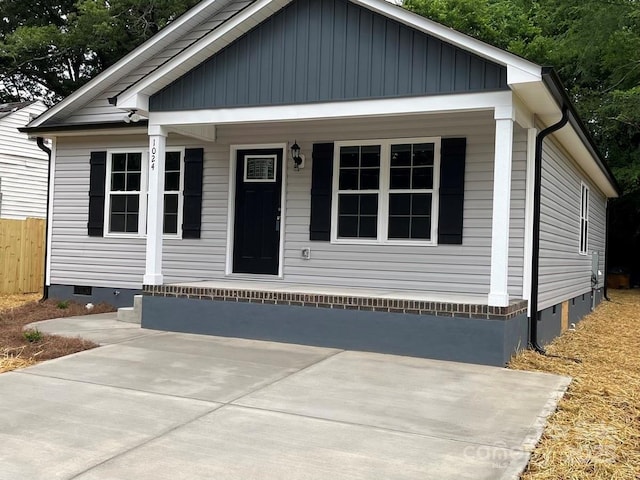 1024 Short St, Salisbury, NC 28144 - view of front of property with crawl space and covered porch