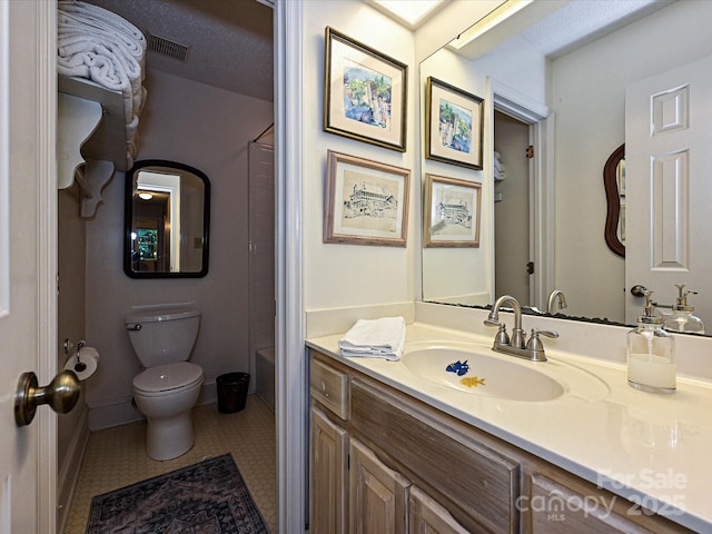 4951 Dayspring Dr, Mint Hill, NC 28227 - bathroom with toilet and vanity