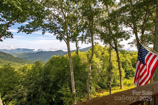 5271 Big Ridge Rd, Glenville, NC 28736 - view of mountain background with a forest