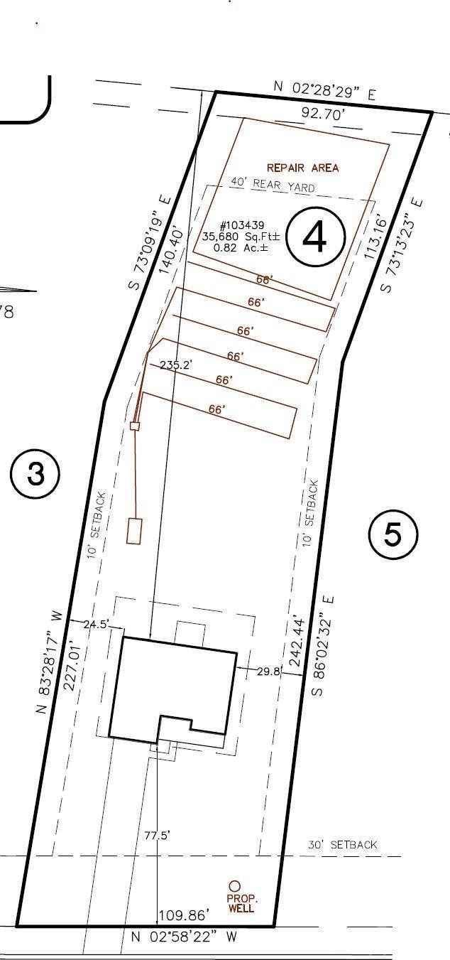 7040 Stella Pl, Stanley, NC 28164 - survey map / technical document
