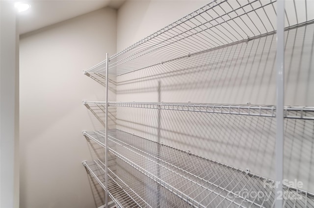 view of storage area