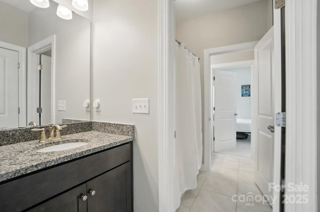 220 Forsythia Ln, Tega Cay, SC 29708 - bathroom featuring tile patterned floors and vanity