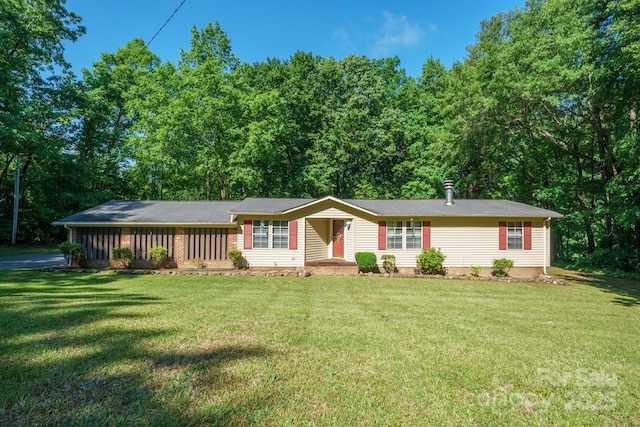 2310 Alexis Lucia Rd, Stanley, NC 28164 - single story home featuring a front lawn