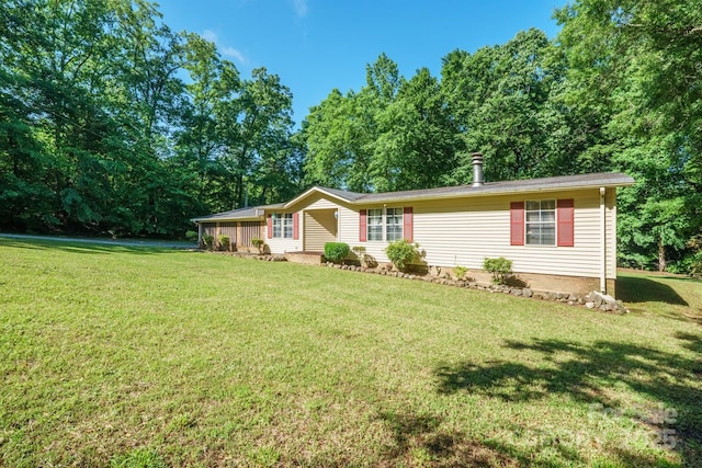 2310 Alexis Lucia Rd, Stanley, NC 28164 - ranch-style home featuring a front lawn
